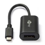 USB C naar DisplayPort adapter - Goobay - 0.2 meter, Informatique & Logiciels, Pc & Câble réseau, Verzenden