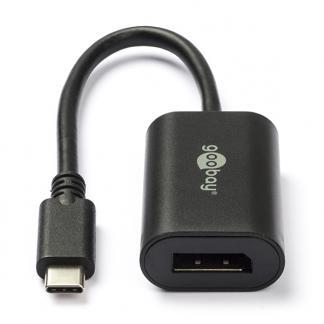 USB C naar DisplayPort adapter - Goobay - 0.2 meter, Informatique & Logiciels, Pc & Câble réseau, Envoi