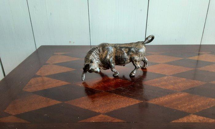 P. Chenet - Beeld, stier - 7 cm - Brons, Antiek en Kunst, Curiosa en Brocante