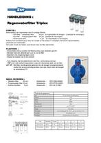 Regenwaterfilter voorfilter SYR triplex 3/4 aansluiting, Verzenden