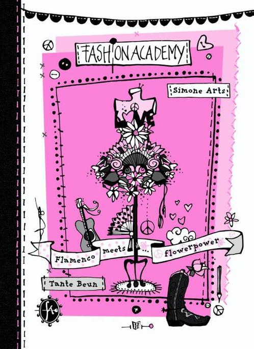 Fashion Academy 1 -   Flamenco meets flowerpower, Livres, Livres pour enfants | Jeunesse | 10 à 12 ans, Envoi