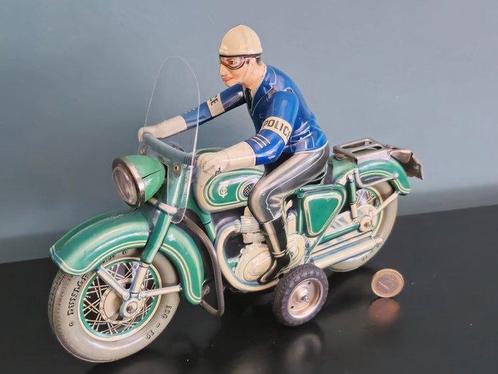 TippCo - Jouet en étain - police motor - 1950-1960 -, Antiek en Kunst, Antiek | Speelgoed