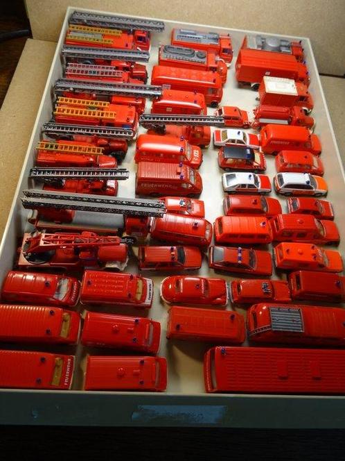 Herpa, Praline, Wiking 1:87 - Modelauto (50) - Feuerwehr, Hobby en Vrije tijd, Modelauto's | 1:5 tot 1:12