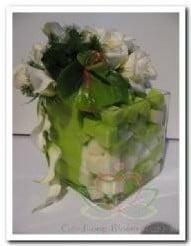 Oasis® rainbow mini cubes 50 stuks lime groen gekleurd, Hobby en Vrije tijd, Knutselen, Nieuw