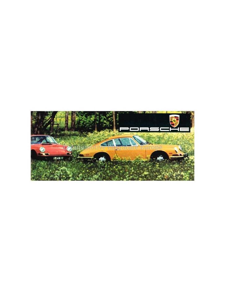 1968 PORSCHE 911 / 912 BROCHURE ENGELS, Boeken, Auto's | Folders en Tijdschriften, Ophalen of Verzenden