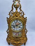 Pendule - Brons, Messing, Porselein - 1850-1900, Antiek en Kunst, Antiek | Klokken