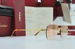 Cartier - New CARTIER Rimless Harmattan C Decoro Oro Lucido, Handtassen en Accessoires, Zonnebrillen en Brillen | Dames, Nieuw
