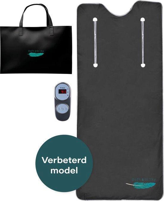 2dekans | Soft & Silky Infrarood Warmtedeken – 2 Warmtezones, Sport en Fitness, Massageproducten, Ophalen of Verzenden