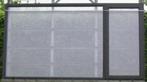pvc raam , chassis , venster  307 x 170 zwart ral 9004, Nieuw, Kunststof, Raamkozijn, 150 tot 225 cm