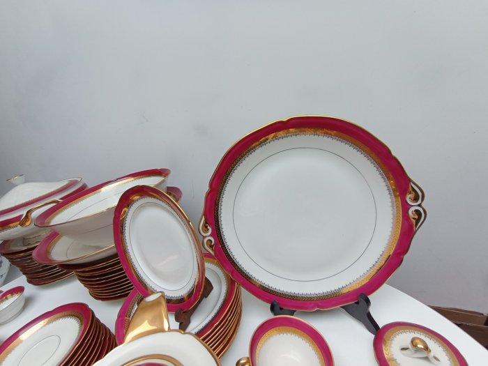 Porcelaine dArt Limoges UML - Tafelservies voor 12 (71) -, Antiek en Kunst, Antiek | Meubels | Tafels