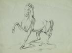 Frans Lebret (1820-1909) - Galopperend paard, Antiek en Kunst