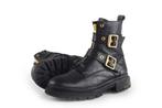 Muyters Biker boots in maat 36 Zwart | 5% extra korting, Verzenden, Jongen of Meisje, Schoenen, Nieuw