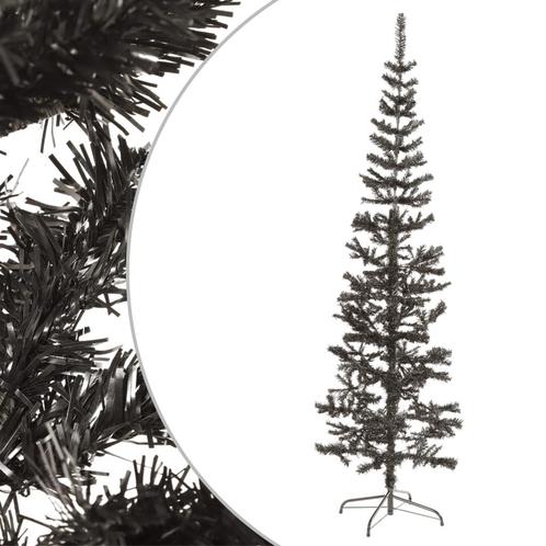 vidaXL Kerstboom smal 180 cm zwart, Diversen, Kerst, Nieuw, Verzenden