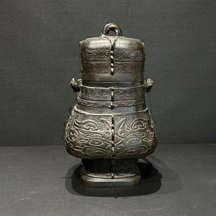 Vase - Bronze - Chine - Dynastie Ming (1368–1644) - Ming, Antiek en Kunst, Antiek | Overige Antiek
