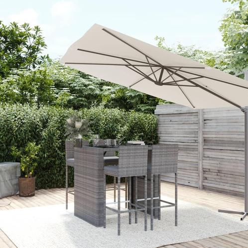 vidaXL Ensemble de bar de jardin 5 pcs avec coussins, Jardin & Terrasse, Ensembles de jardin, Neuf, Envoi