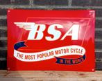 BSA motor cycles rood, Collections, Verzenden