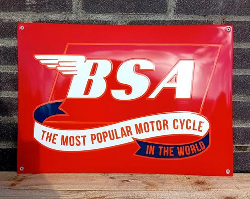 BSA motor cycles rood, Collections, Marques & Objets publicitaires, Envoi