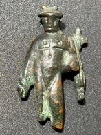 Oud-Romeins Brons Beeldje van Mercurius de Boodschapper,