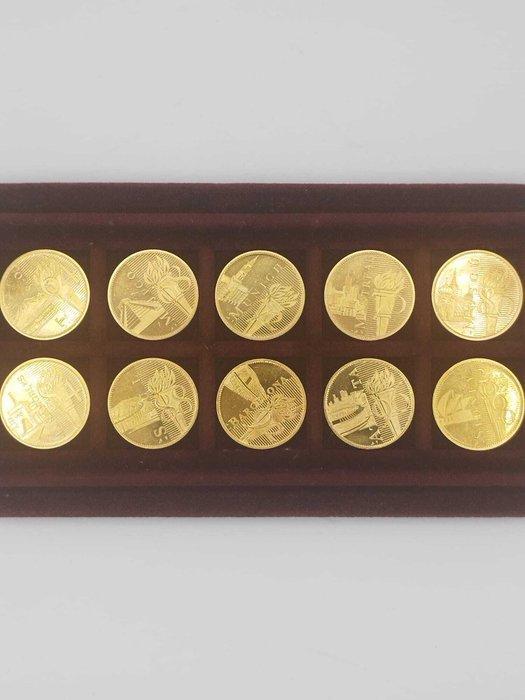 Coleccion completa Monedas de Oro 22k Juegos Olimpicos, Verzamelen, Overige Verzamelen