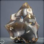 Vlam van de zee – Natuurlijke Orca-achat Vlam uit