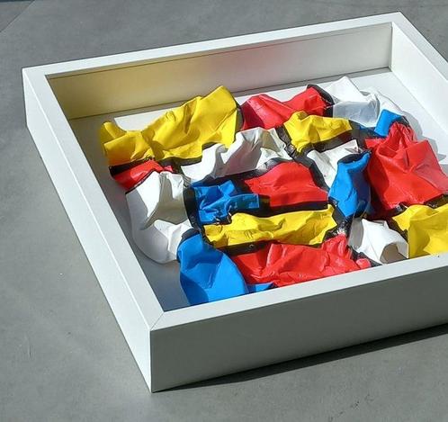Mivillage - Mondriaan 3D - Nr 8, Antiek en Kunst, Kunst | Schilderijen | Modern