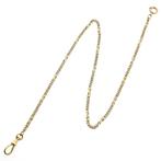 Vintage gouden horlogeketting; Chatelaine (voor aan een z..., Handtassen en Accessoires, Ophalen of Verzenden, Goud