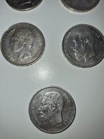 Belgique. 5 Francs 1865/1875, 7 stuks, Postzegels en Munten