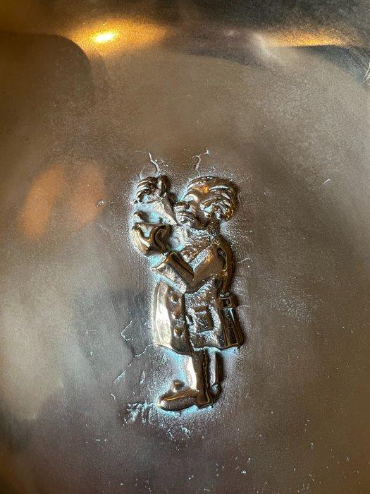 Decoratief ornament - België - Decorative copper bowl, Antiek en Kunst, Curiosa en Brocante