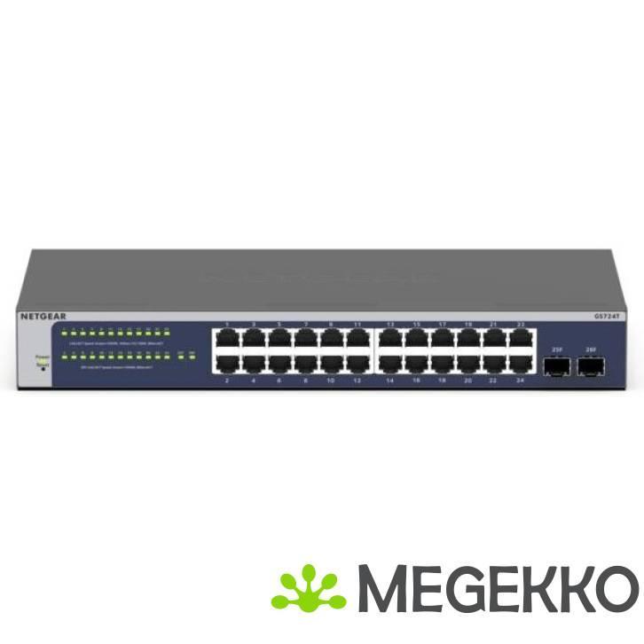 Netgear GS724T, Computers en Software, Overige Computers en Software, Nieuw, Verzenden