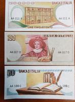 Italie. - 5 banconote Lire 1990 Progetto Lira Pesante