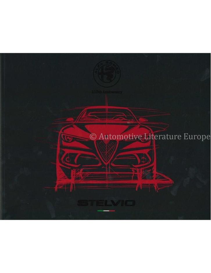 2020 ALFA ROMEO STELVIO 110TH ANNIVERSARY BROCHURE, Boeken, Auto's | Folders en Tijdschriften