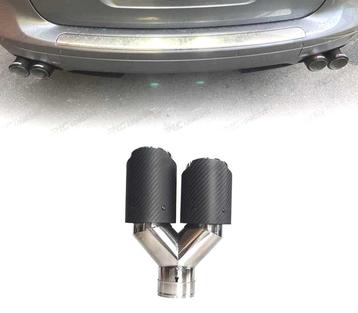EMBOUT DÉCHAPPEMENT DOUBLE CARBONE GAUCHE LOOK AKRAPOVIC, Verzenden