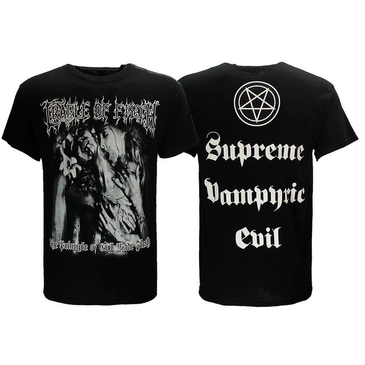 Cradle Of Filth Supreme Vampiric Evil T-Shirt - Officiële, Kleding | Heren, T-shirts