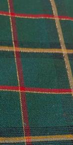Exclusief Schots tartan stof, gekleurd in draad,