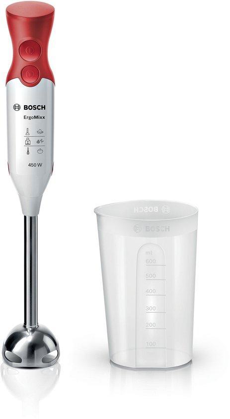Bosch MSM64110 ErgoMixx - Staafmixer - 450W - Rood/Wit, Elektronische apparatuur, Overige elektronische apparatuur, Ophalen of Verzenden