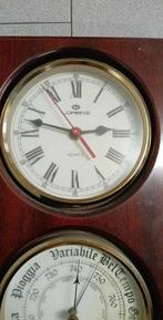 Weerstation - Hout, Messing - Lorenz-altimetro-barometr, Antiek en Kunst