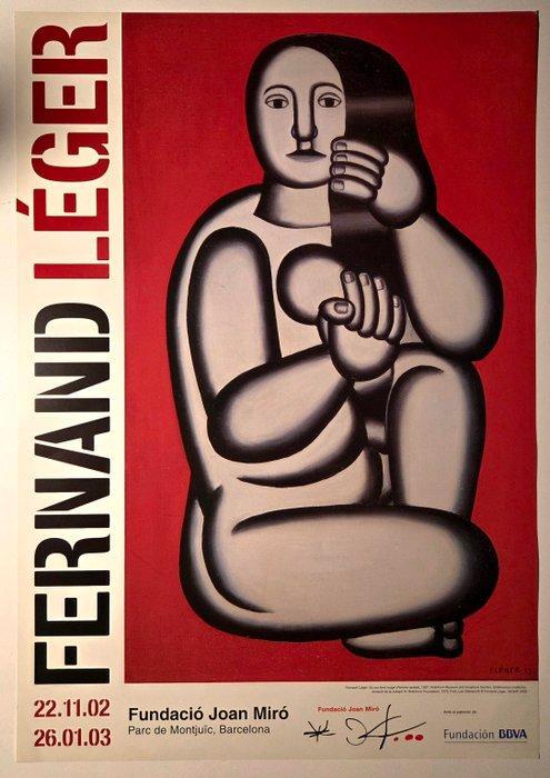 Fernand Leger - Fernand Léger Exhibition poster at Fundació, Antiek en Kunst, Kunst | Tekeningen en Fotografie