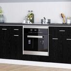 vidaXL Ovenkast met opslag Zwart eiken 60 x 46 x 81.5 cm, Huis en Inrichting, Verzenden, Nieuw