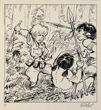 Walthéry, François - 1 Silkscreen - Natacha - Hommage à Bob, Boeken, Nieuw