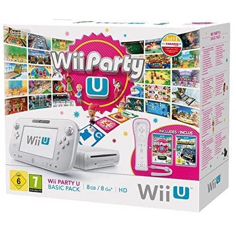 Wii U Console 8GB Wit + Gamepad (Wii Party U Basic Pack), Games en Spelcomputers, Spelcomputers | Nintendo Wii U, Zo goed als nieuw