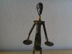 Figurine - AFRIKAANSE VROUW - Bronze peint à froid, Antiek en Kunst