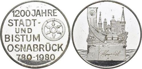 Ar-medaille 1980 Moderne medaille Osnabrueck, Stadt, Timbres & Monnaies, Pièces & Médailles, Envoi