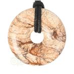 Landschaps Jaspis Donut hanger  Nr 15 - Ø 4 cm, Verzenden, Nieuw