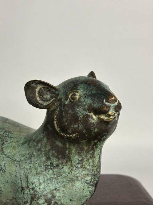 Rat de 25 cm / 2,4 kg - Bronze - Chine - Fin du XXe siècle, Antiek en Kunst, Curiosa en Brocante