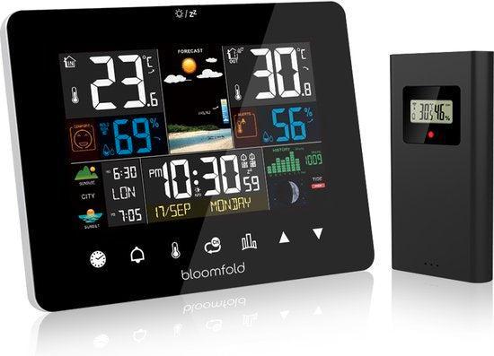 Tweedekans | Bloomfold Weerstation - Hygrometer -, Huis en Inrichting, Woonaccessoires | Klokken, Ophalen of Verzenden