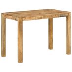 vidaXL Eettafel 110x55x76 cm massief mangohout, Huis en Inrichting, Tafels | Eettafels, Verzenden, Nieuw