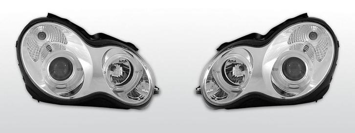 Koplampen Angel Eyes | Mercedes W203 C-Klasse 2000-2004 | ch, Auto-onderdelen, Verlichting, Nieuw, Verzenden