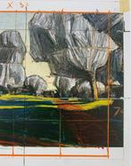 Christo (1935-2020) - Wrapped Trees Nr. IV (Riehen) -, Antiek en Kunst