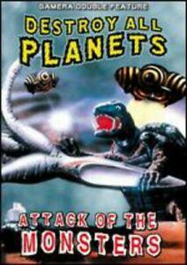 Destroy All Planets & Attack of Monsters DVD, Cd's en Dvd's, Dvd's | Overige Dvd's, Zo goed als nieuw, Verzenden