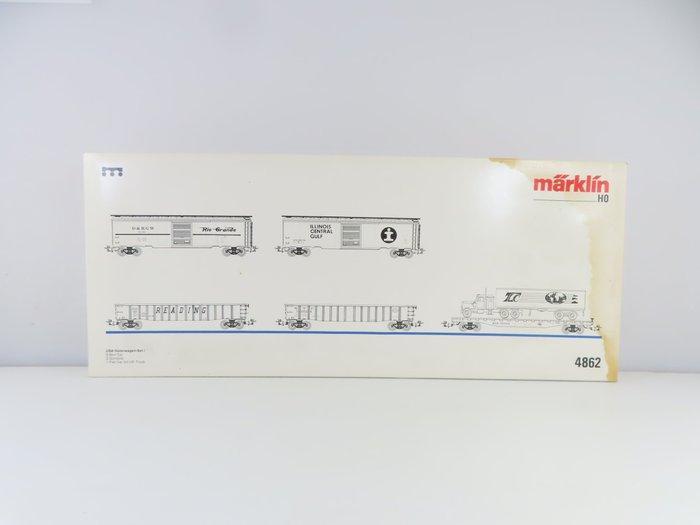 Märklin H0 - 4862 - Modeltrein goederenwagonset (1) -, Hobby en Vrije tijd, Modeltreinen | H0